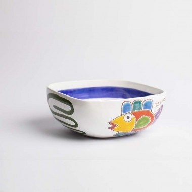 Salad Bowl Folk Fish CTQ22PE Salad Bowl Folk Fish CTQ22PE